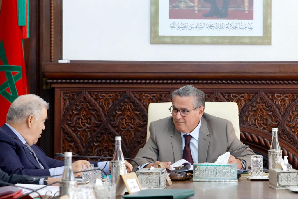 Reunion-du-Conseil-du-gouvernement-preside-par-Aziz-Akhannouch